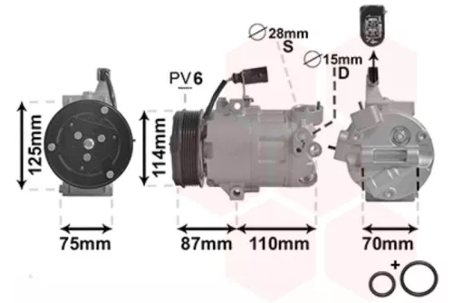 Volkswagen Aircopomp 1s0820803b