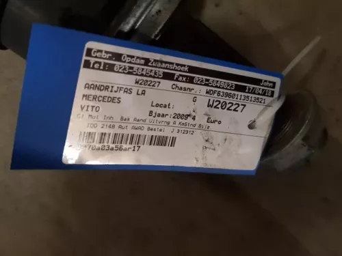 Aandrijfas links-achter Mercedes  722682