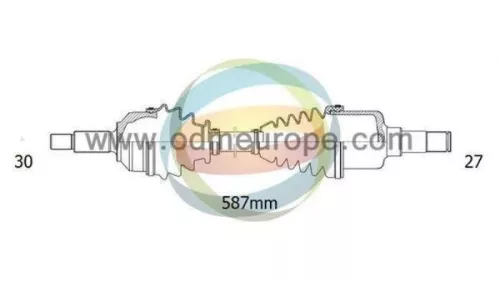 Aandrijfas links-voor BMW bm834102