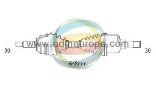 Aandrijfas links-voor Toyota 4343060060