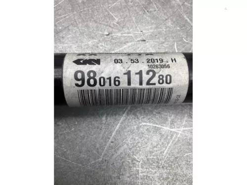 Aandrijfas rechts-voor Citroen 9801611280