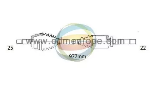 Aandrijfas rechts-voor Mercedes a1693608272