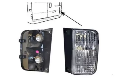 Achteruitrijlicht rechts-